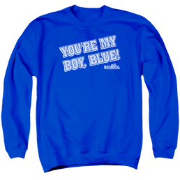 Old School My Boy Blue - Men's Crewneck Sweatshirt Men's Crewneck Sweatshirt Old School   