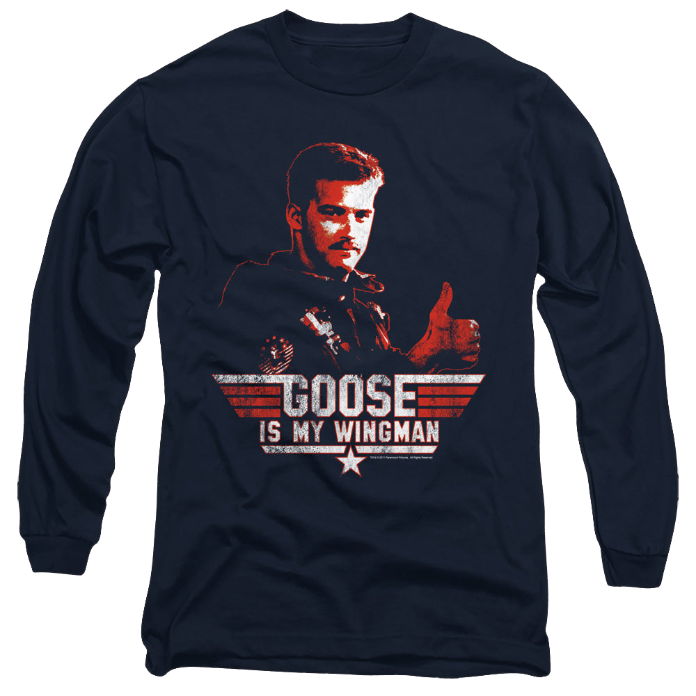 Top Gun Wingman Goose - Men's Long Sleeve T-Shirt Men's Long Sleeve T-Shirt Top Gun   