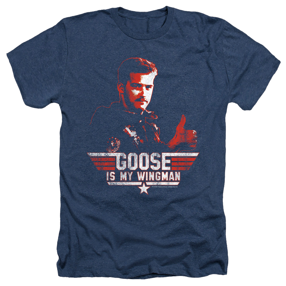 Top Gun Wingman Goose - Men's Heather T-Shirt Men's Heather T-Shirt Top Gun   