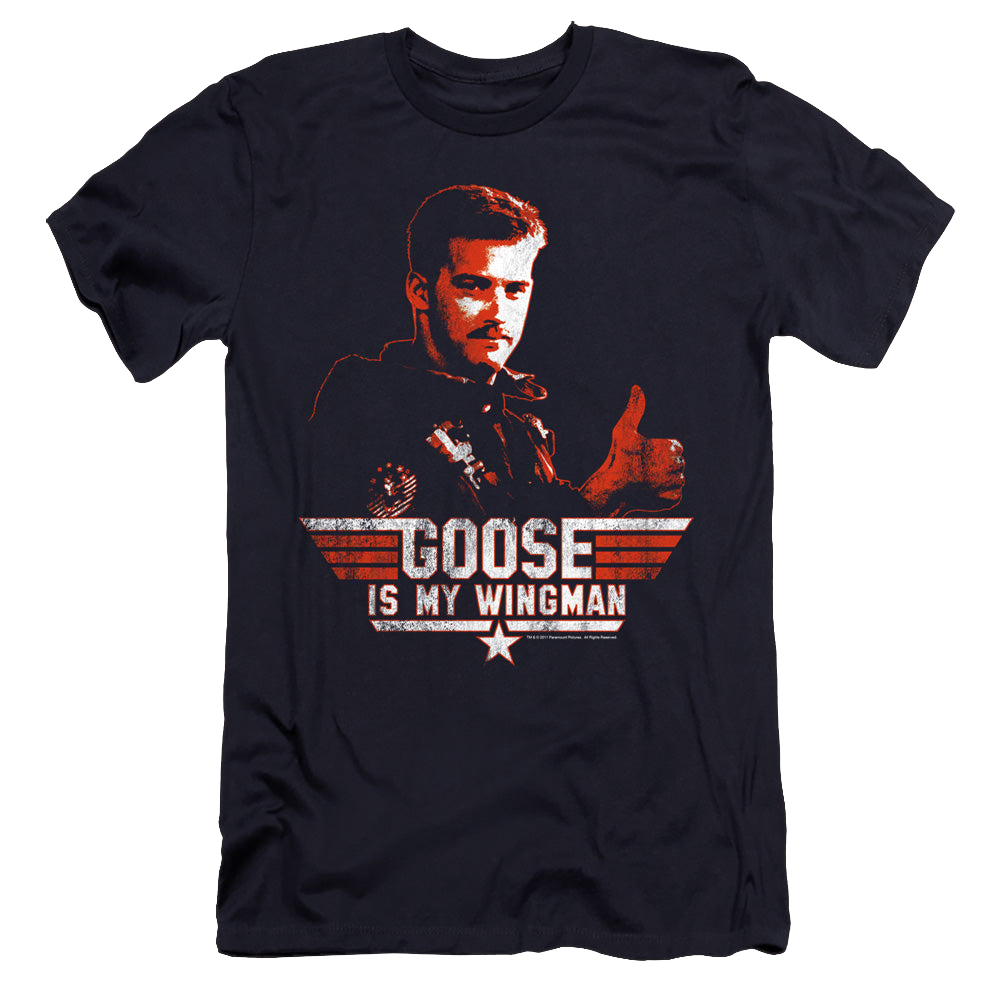 Top Gun Wingman Goose - Men's Premium Slim Fit T-Shirt Men's Premium Slim Fit T-Shirt Top Gun   