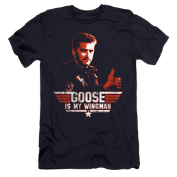 Top Gun Wingman Goose - Men's Premium Slim Fit T-Shirt Men's Premium Slim Fit T-Shirt Top Gun   