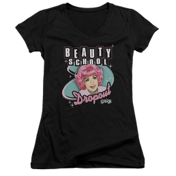 Grease Beauty School Dropout - Juniors V-Neck T-Shirt Juniors V-Neck T-Shirt Grease   