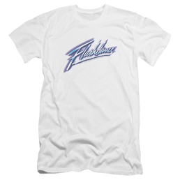 Flashdance Logo - Men's Premium Slim Fit T-Shirt Men's Premium Slim Fit T-Shirt Flashdance   