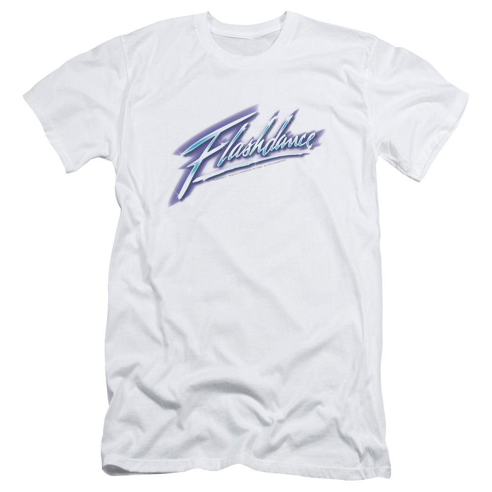 Flashdance Logo - Men's Slim Fit T-Shirt Men's Slim Fit T-Shirt Flashdance   