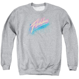 Flashdance Spray Logo - Men's Crewneck Sweatshirt Men's Crewneck Sweatshirt Flashdance   