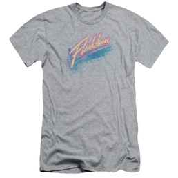 Flashdance Spray Logo - Men's Slim Fit T-Shirt Men's Slim Fit T-Shirt Flashdance   