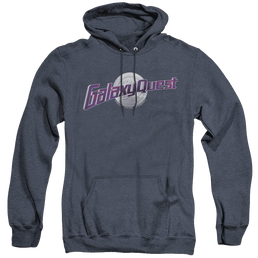 Galaxy Quest Logo - Heather Pullover Hoodie Heather Pullover Hoodie Galaxy Quest   