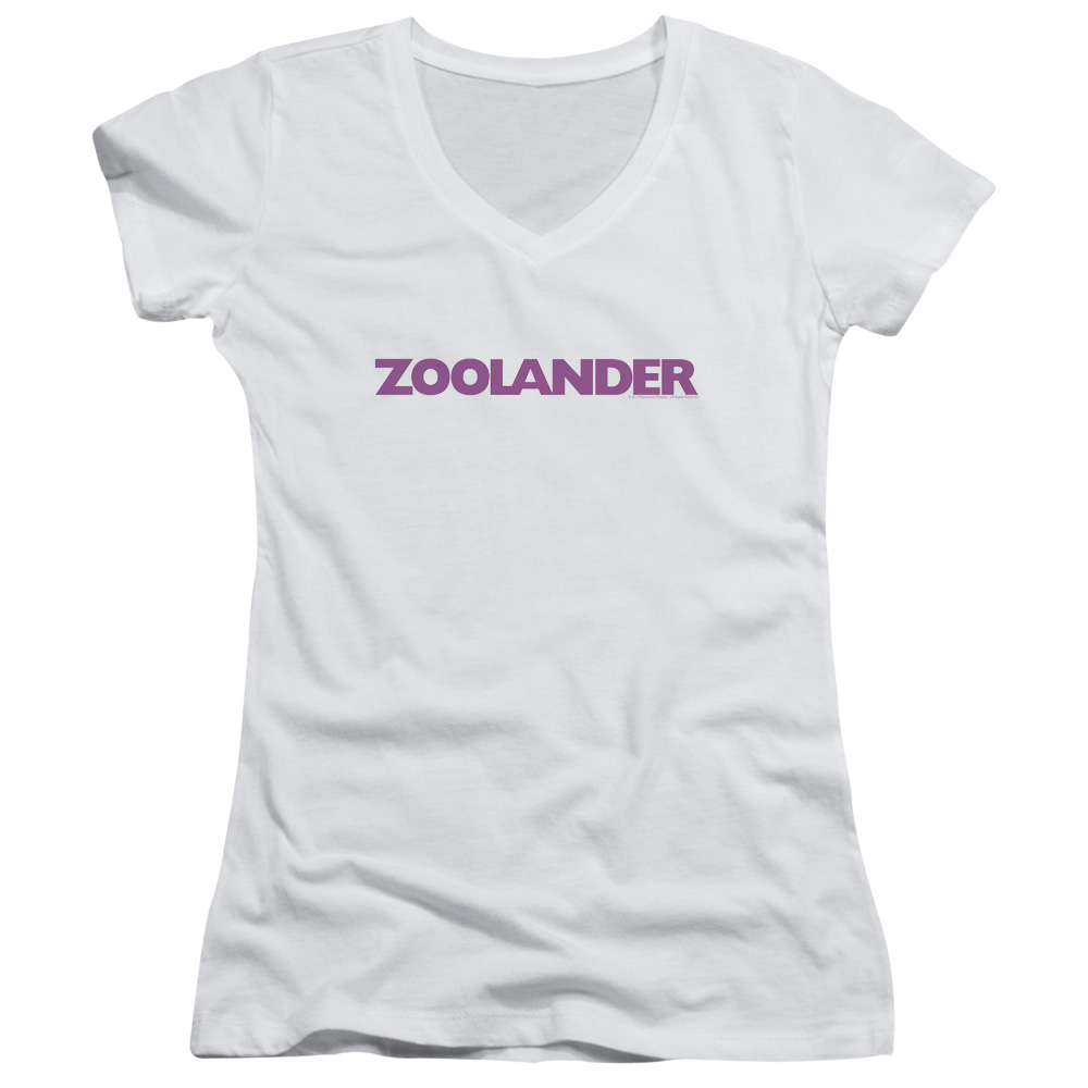 Zoolander Logo - Juniors V-Neck T-Shirt Juniors V-Neck T-Shirt Zoolander   