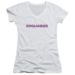 Zoolander Logo - Juniors V-Neck T-Shirt Juniors V-Neck T-Shirt Zoolander   