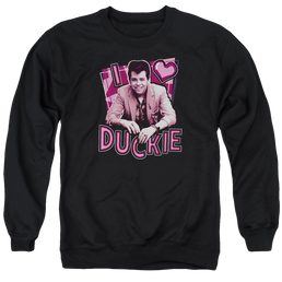 Pretty in Pink I Heart Duckie - Men's Crewneck Sweatshirt Men's Crewneck Sweatshirt Pretty in Pink   
