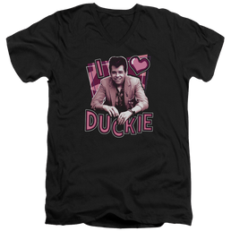 Pretty in Pink I Heart Duckie - Men's V-Neck T-Shirt Men's V-Neck T-Shirt Pretty in Pink   