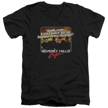 Beverly Hills Cop Banana In My Tailpipe - Men's V-Neck T-Shirt Men's V-Neck T-Shirt Beverly Hills Cop   