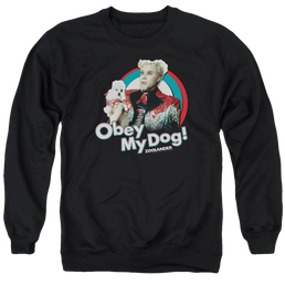 Zoolander Obey My Dog - Men's Crewneck Sweatshirt Men's Crewneck Sweatshirt Zoolander   