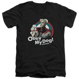Zoolander Obey My Dog - Men's V-Neck T-Shirt Men's V-Neck T-Shirt Zoolander   