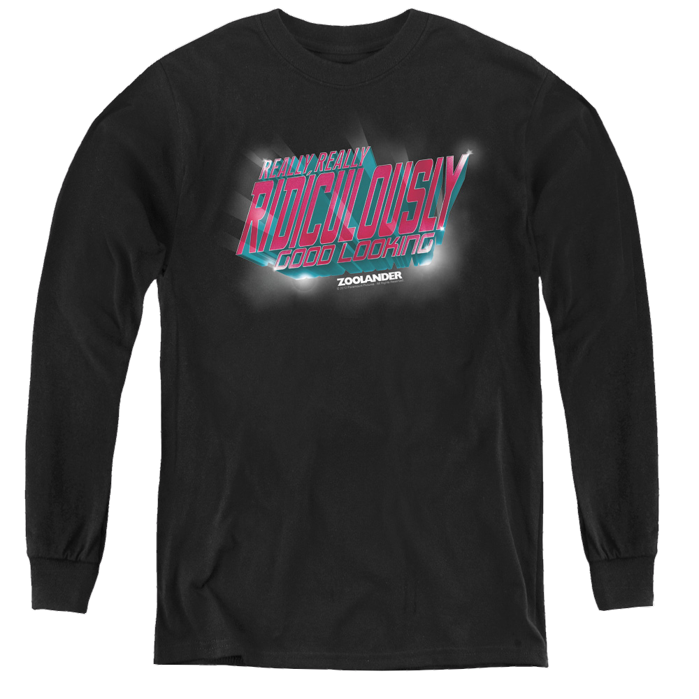 Zoolander Ridiculously Good Looking - Youth Long Sleeve T-Shirt Youth Long Sleeve T-Shirt Zoolander   