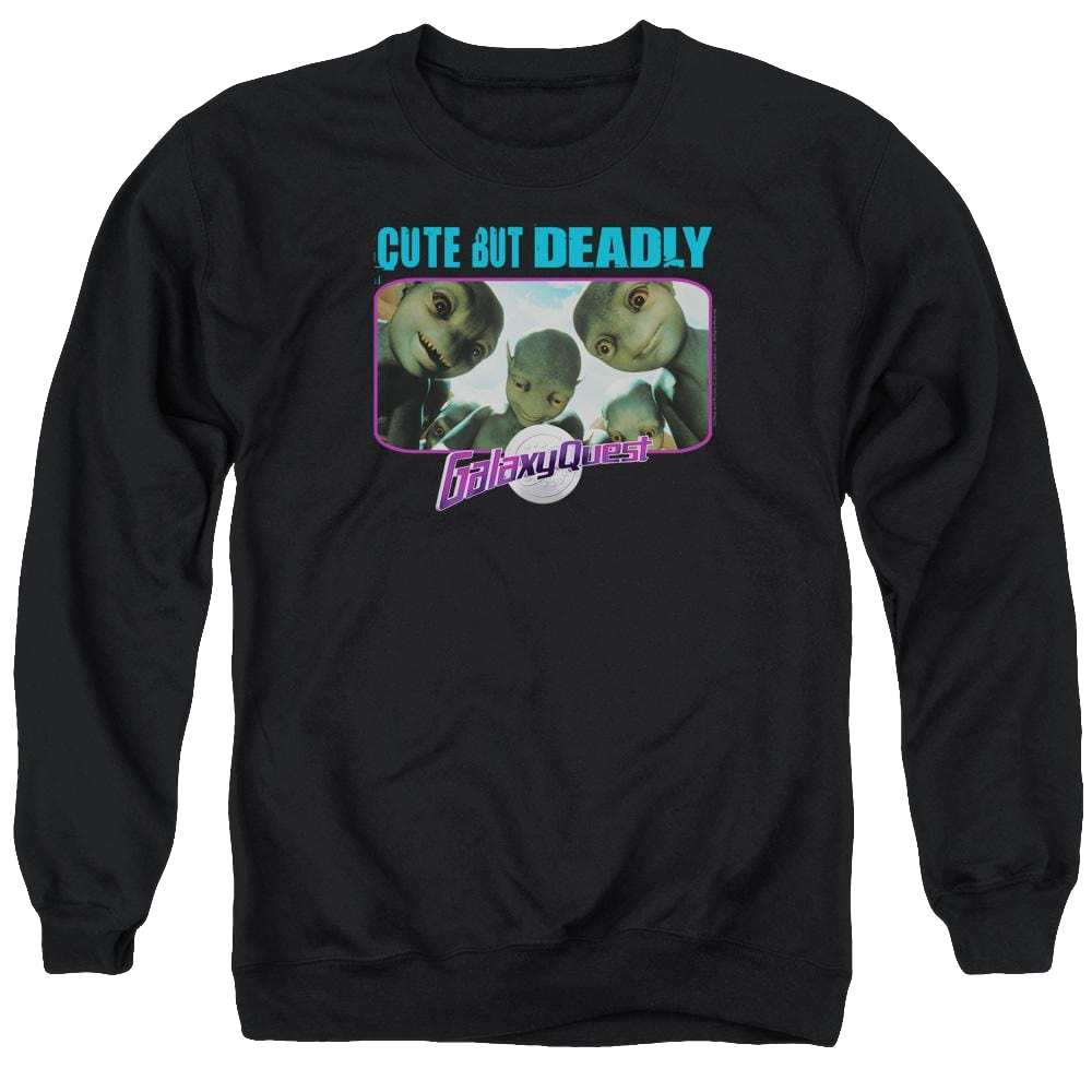 Galaxy Quest Cute But Deadly - Men's Crewneck Sweatshirt Men's Crewneck Sweatshirt Galaxy Quest   