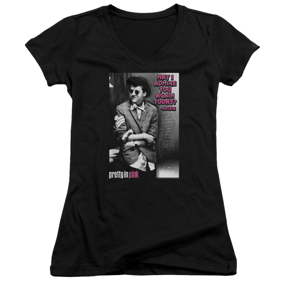 Pretty in Pink Admire - Juniors V-Neck T-Shirt Juniors V-Neck T-Shirt Pretty in Pink   