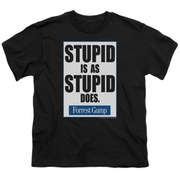Forrest Gump Stupid Is - Youth T-Shirt (Ages 8-12) Youth T-Shirt (Ages 8-12) Forrest Gump   