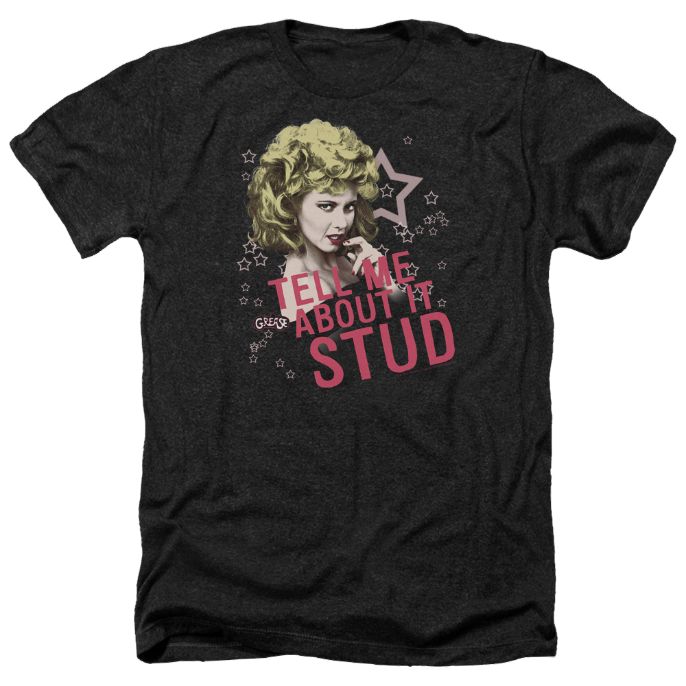 Grease Tell Me About It Stud - Men's Heather T-Shirt Men's Heather T-Shirt Grease   