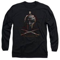 Gladiator Helmet - Men's Long Sleeve T-Shirt Men's Long Sleeve T-Shirt Gladiator   