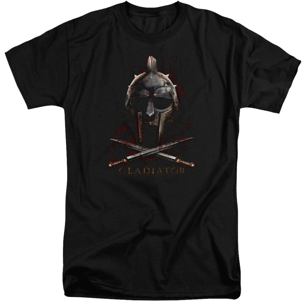 Gladiator Helmet - Men's Tall Fit T-Shirt Men's Tall Fit T-Shirt Gladiator   