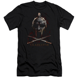 Gladiator Helmet - Men's Premium Slim Fit T-Shirt Men's Premium Slim Fit T-Shirt Gladiator   