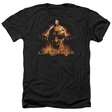 Charcoal men's heather t-shirt with Gladiator My Name Is graphic
