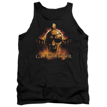 Black men's tank with Gladiator My Name Is graphic