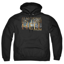 Gladiator Unleash Hell - Pullover Hoodie Pullover Hoodie Gladiator   