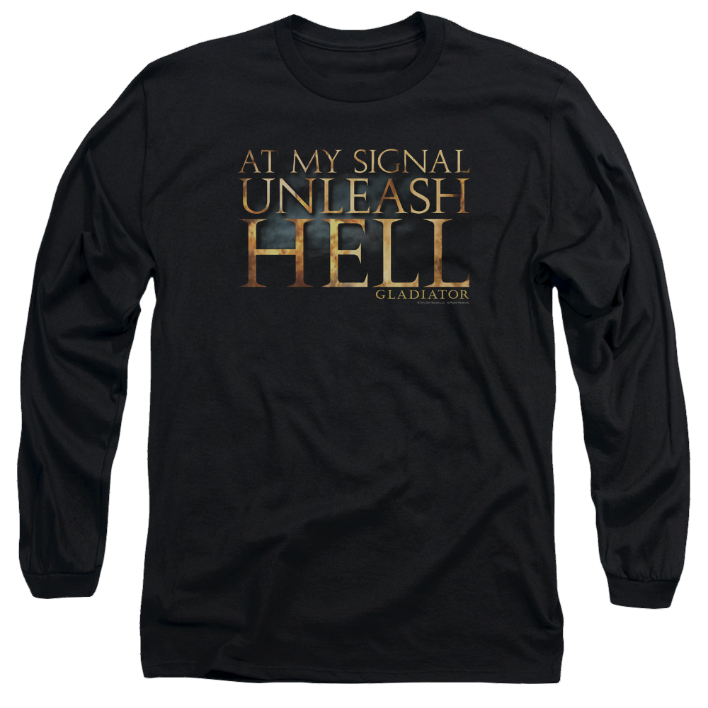 Gladiator Unleash Hell - Men's Long Sleeve T-Shirt Men's Long Sleeve T-Shirt Gladiator   