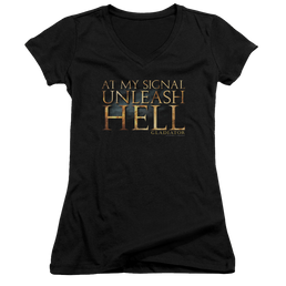 Gladiator Unleash Hell - Juniors V-Neck T-Shirt Juniors V-Neck T-Shirt Gladiator   