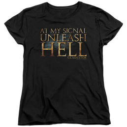 Gladiator Unleash Hell - Women's T-Shirt Women's T-Shirt Gladiator   