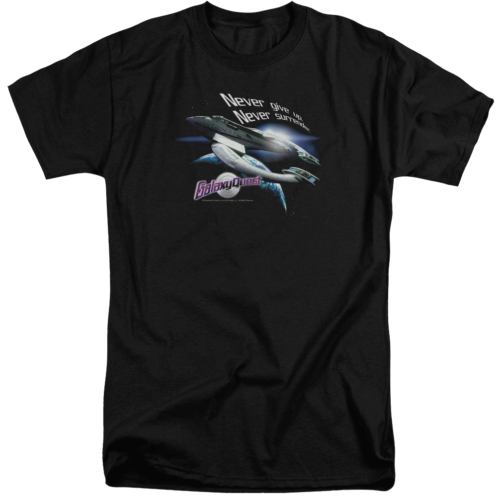 Galaxy Quest Never Surrender - Men's Tall Fit T-Shirt Men's Tall Fit T-Shirt Galaxy Quest   
