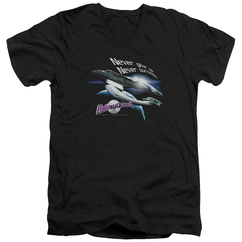 Galaxy Quest Never Surrender - Men's V-Neck T-Shirt Men's V-Neck T-Shirt Galaxy Quest   
