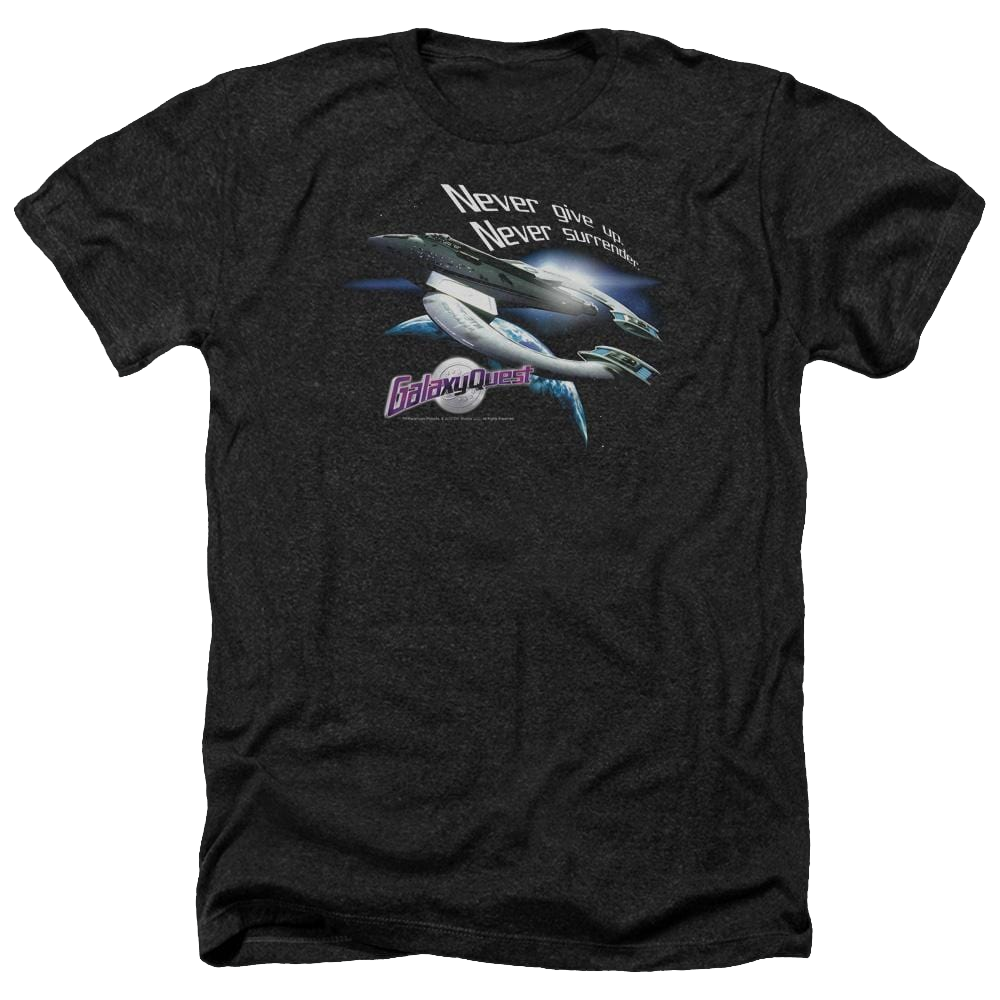 Galaxy Quest Never Surrender - Men's Heather T-Shirt Men's Heather T-Shirt Galaxy Quest   