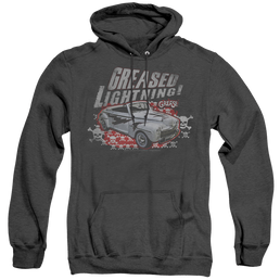 Grease Greased Lightening - Heather Pullover Hoodie Heather Pullover Hoodie Grease   