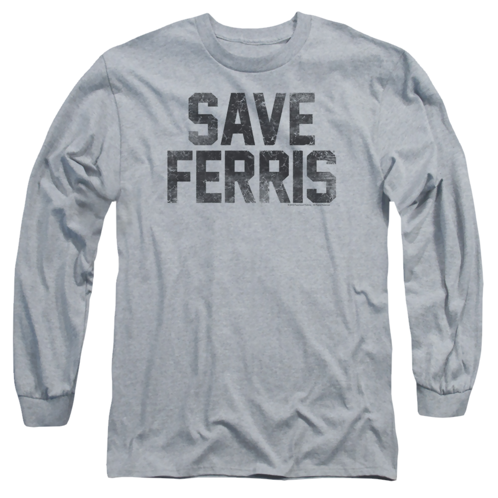Ferris Bueller's Day Off Save Ferris - Men's Long Sleeve T-Shirt Men's Long Sleeve T-Shirt Ferris Bueller's Day Off   