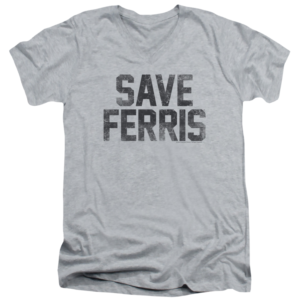 Ferris Bueller's Day Off Save Ferris - Men's V-Neck T-Shirt Men's V-Neck T-Shirt Ferris Bueller's Day Off   
