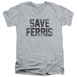 Ferris Bueller's Day Off Save Ferris - Men's V-Neck T-Shirt Men's V-Neck T-Shirt Ferris Bueller's Day Off   