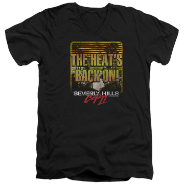 Beverly Hills Cop The Heats Back On - Men's V-Neck T-Shirt Men's V-Neck T-Shirt Beverly Hills Cop   