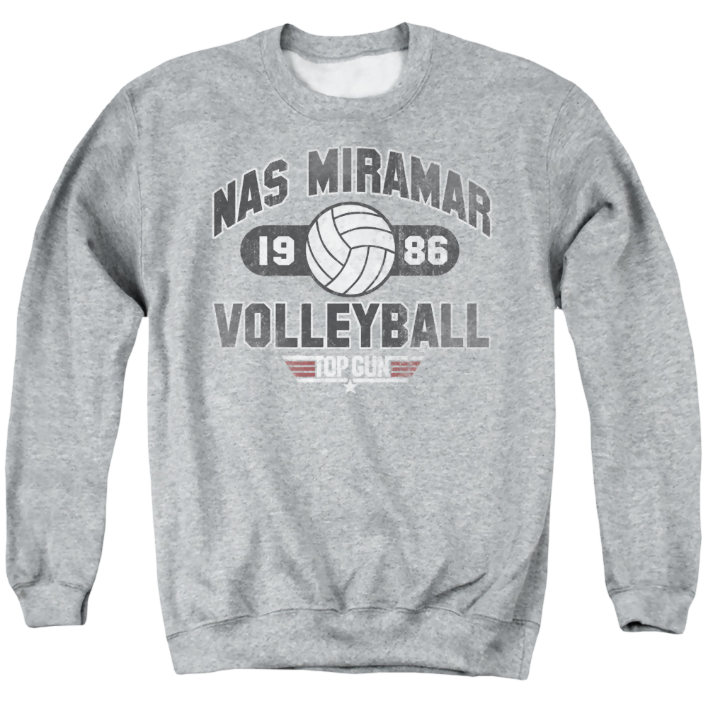 Top Gun Nas Miramar Volleyball - Men's Crewneck Sweatshirt Men's Crewneck Sweatshirt Top Gun   