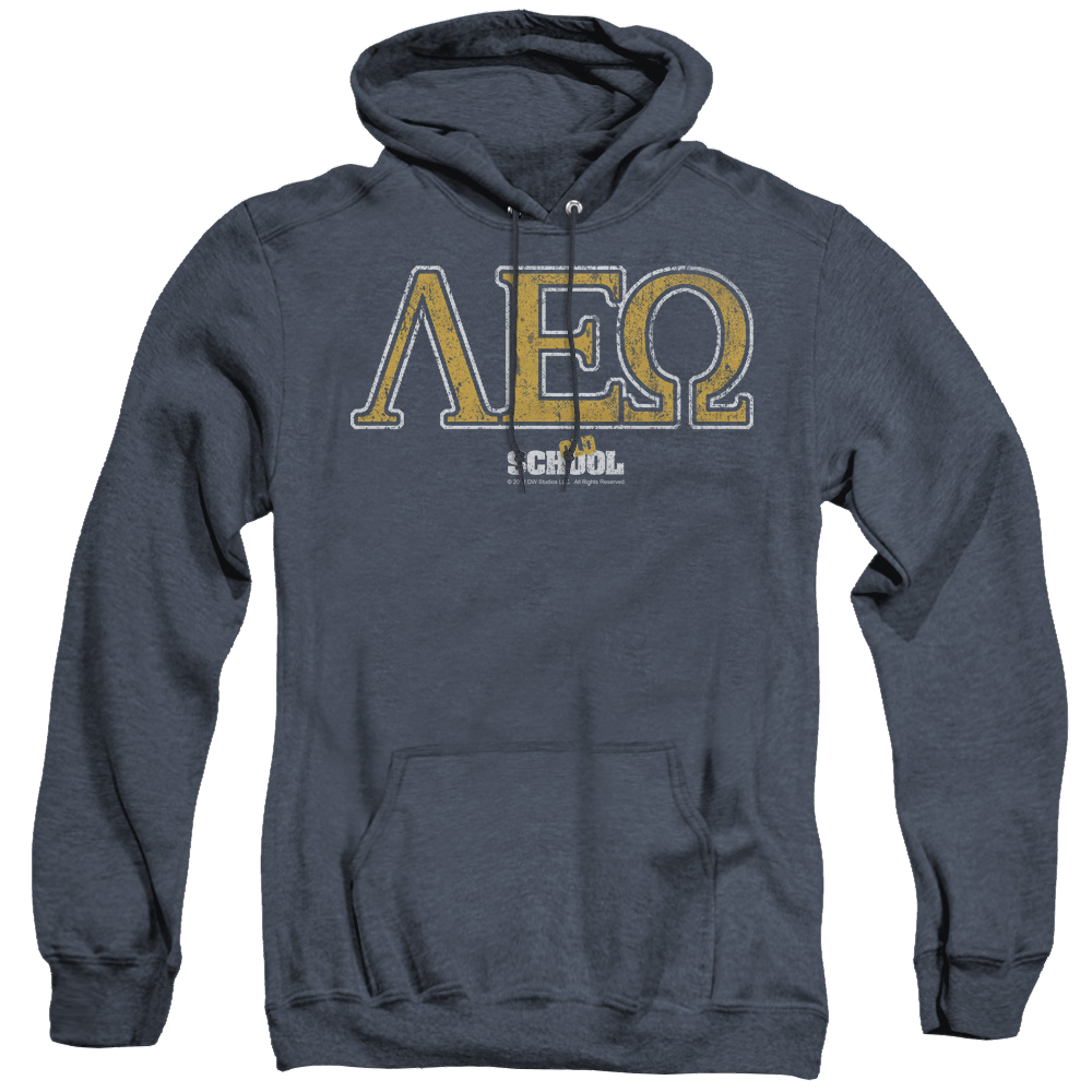 Old School Leo - Heather Pullover Hoodie Heather Pullover Hoodie Old School   