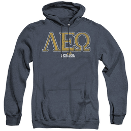 Old School Leo - Heather Pullover Hoodie Heather Pullover Hoodie Old School   