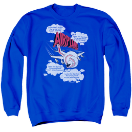 Airplane Picked The Wrong Day - Men's Crewneck Sweatshirt Men's Crewneck Sweatshirt Airplane   