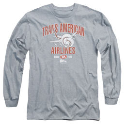 Airplane Trans American - Men's Long Sleeve T-Shirt Men's Long Sleeve T-Shirt Airplane   