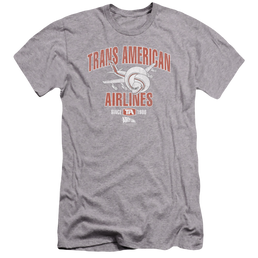 Airplane Trans American - Men's Premium Slim Fit T-Shirt Men's Premium Slim Fit T-Shirt Airplane   
