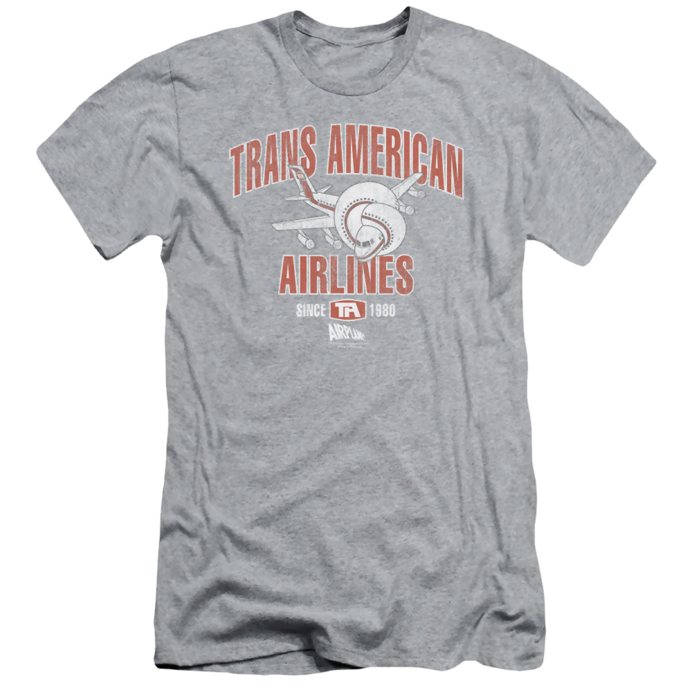 Airplane Trans American - Men's Slim Fit T-Shirt Men's Slim Fit T-Shirt Airplane   