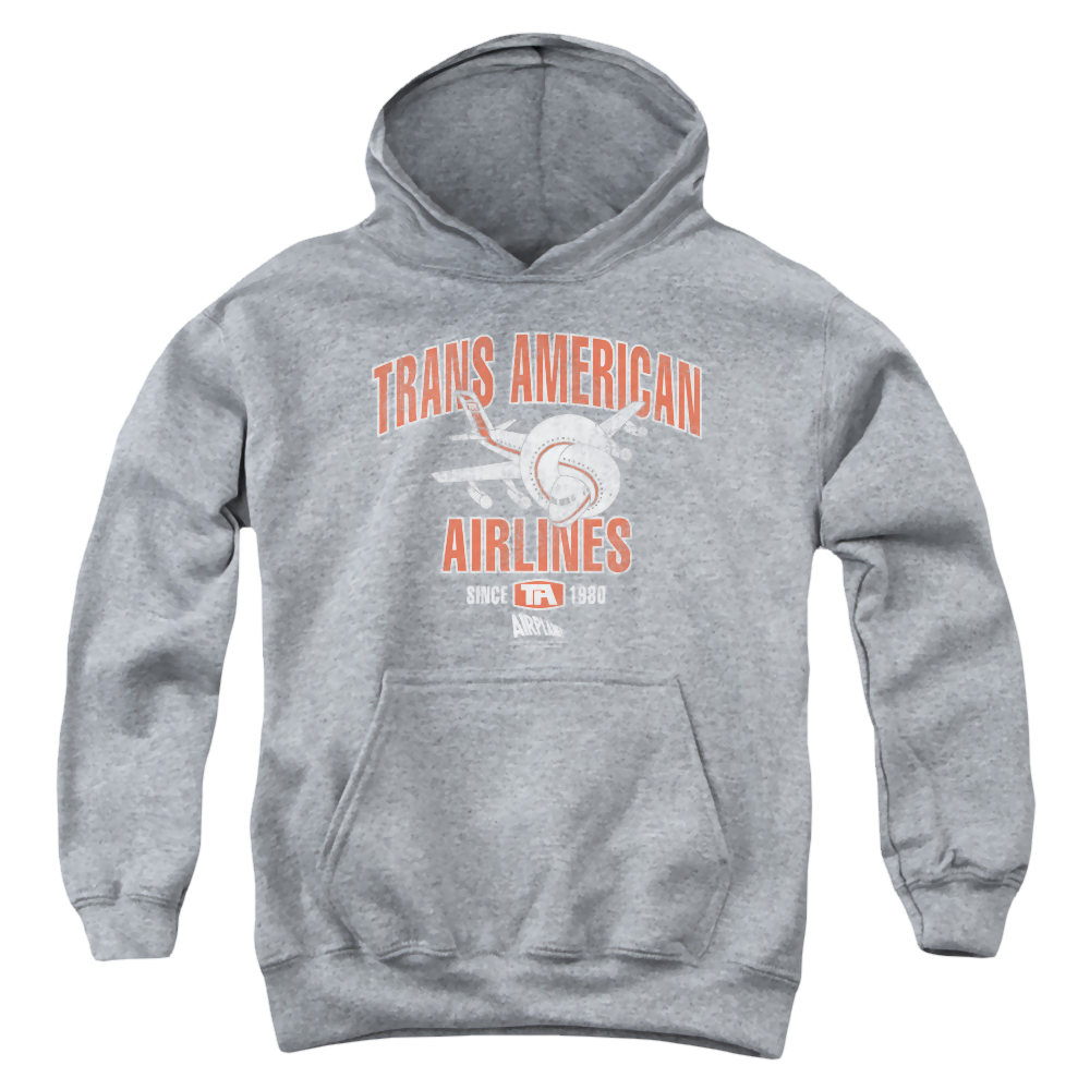 Airplane Trans American - Youth Hoodie (Ages 8-12) Youth Hoodie (Ages 8-12) Airplane   