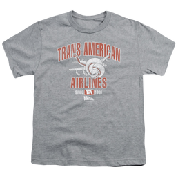 Airplane Trans American - Youth T-Shirt (Ages 8-12) Youth T-Shirt (Ages 8-12) Airplane   