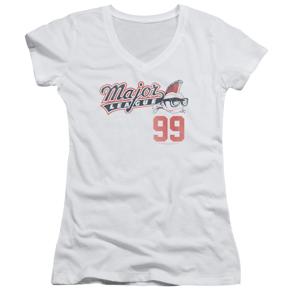 Major League 99 Juniors V-Neck T-Shirt Juniors V-Neck T-Shirt Major League   